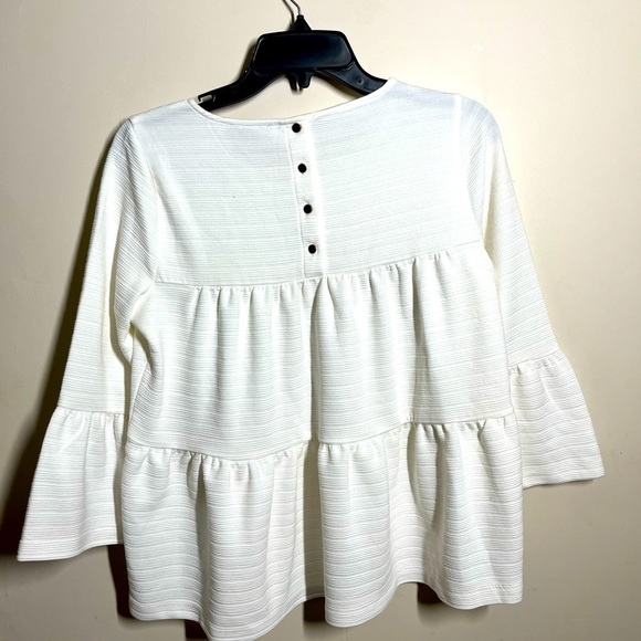 J.Crew Women’s Tiered 3/4 Sleeve Blouse Size S NWT - Picture 4 of 4